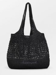 Becksöndergaard Shopper bag "Vanessa" w kolorze czarnym - 48 x 35 cm rozmiar: onesize. Czarne shopper bag Becksöndergaard, bez wzorów, z materiału, bez dodatków. Za 130.99 zł.