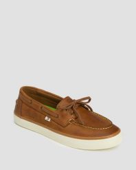 Mokasyny Cariuma Mare Boat Shoe. Brązowe mokasyny damskie CARIUMA, z gumy, bez obcasa. Za 350.55 zł.