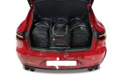 Torby Do Bagażnika Porsche Macan 2013+ 4Szt Kjust. Czarne torby podróżne KJUST, bez wzorów, z kauczuku. Za 1,330.00 zł.
