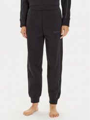 Calvin Klein Underwear Spodnie dresowe 000QS7262E Czarny Regular Fit. Czarne spodnie dresowe damskie Calvin Klein Underwear, m, bez wzorów, z bawełny. Za 149.99 zł.