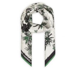 Chusta KARL LAGERFELD. Chusty damskie KARL LAGERFELD, bez wzorów. Za 649.99 zł.