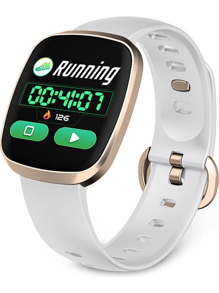 SmartCase Smartwatch w kolorze białym rozmiar: onesize. Białe, cyfrowe zegarki damskie SmartCase, sztuczne. Za 202.95 zł.