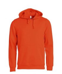 Clique Basic Hoody bluza z kapturem unisex odporna na piling – blood orange. Brązowe bluzy damskie CLIQUE, m, bez wzorów, z bawełny, z kapturem. Za 173.16 zł.