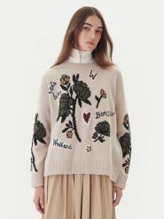 Weekend Max Mara Sweter Pavidi 2525366262 Écru Oversize. Swetry klasyczne damskie Weekend Max Mara, xs, z wełny, bez kołnierzyka. Za 1,239.00 zł.
