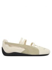 Puma Baleriny Speedcat Ballet Shoes 401287 08 Beżowy. Brązowe balerinki damskie Puma, bez wzorów, ze skóry. Za 399.99 zł.