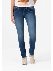Timezone Dżinsy "Tahila" - Slim fit - w kolorze niebieskim rozmiar: W29/L30. Niebieskie jeansy damskie Timezone. Za 227.85 zł.
