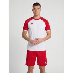 Koszulka Hummel League. Białe bluzki damskie Hummel, bez wzorów, eleganckie, bez kołnierzyka, bez ramiączek. Za 167.00 zł.