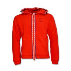 Bluza z kapturem Nike Kyrie Irving Full-Zip Hoodie. Czerwone bluzy damskie Nike, bez wzorów, z kapturem. Za 224.00 zł.