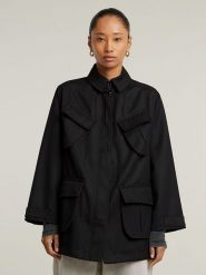 G-Star Kurtka przejściowa w kolorze czarnym rozmiar: S. Czarne kurtki damskie G-Star, s, bez wzorów, bez kaptura. Za 326.99 zł.