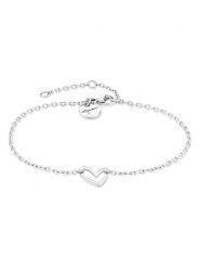 Tamaris Bransoletka z elementem ozdobnym rozmiar: onesize. Szare bransoletki damskie Tamaris, ze stali. Za 118.01 zł.