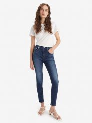 Levi's Dżinsy "721" - Skinny fit - w kolorze granatowym rozmiar: W28/L30. Niebieskie jeansy damskie Levi's, z podwyższonym stanem. Za 250.35 zł.