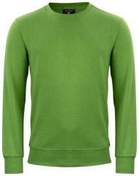 Clique Classic Roundneck bluza z dekoltem okrągłym unisex z kieszenią na zamek. Szare bluzy damskie CLIQUE, s, bez wzorów, z bawełny, bez kaptura. Za 183.24 zł.