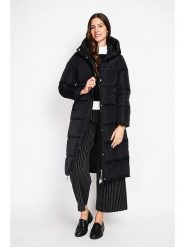 ASSUILI Płaszcz pikowany w kolorze czarnym rozmiar: 40. Czarne płaszcze damskie Assuili, bez wzorów, bez kaptura. Za 387.24 zł.