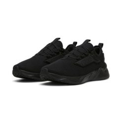 Buty do biegania unisex Retaliate 3 PUMA. Czarne obuwie sportowe damskie Puma, z materiału, bez zapięcia, do biegania. Za 269.00 zł.
