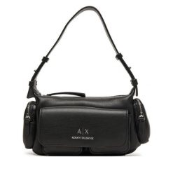 Torebka Armani Exchange. Czarne torebki klasyczne damskie Armani Exchange, bez dodatków. Za 629.99 zł.