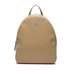 Plecak Tommy Jeans. Brązowe plecaki Tommy Jeans, bez wzorów, z jeansu. Za 589.99 zł.