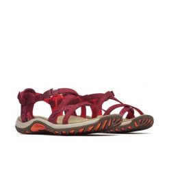 Sandały turystyczne Jacardia damskie. Sandały damskie Merrell, bez wzorów, z kauczuku, bez obcasa, bez zapięcia. Za 329.99 zł.