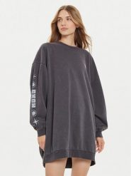 Roxy Sukienka dzianinowa Daydreamer ERJKD03509 Szary Relaxed Fit. Szare sukienki damskie Roxy, bez wzorów, z dzianiny, bez ramiączek. Za 169.99 zł.