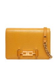 Elisabetta Franchi Torebka BS-09A-66E2-V300 Żółty. Żółte listonoszki damskie Elisabetta Franchi, bez wzorów, ze skóry, bez dodatków. Za 1,289.00 zł.