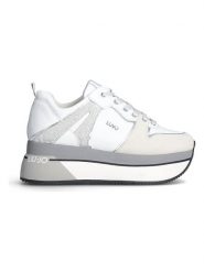 Liu Jo Sneakersy w kolorze biało-szarym rozmiar: 41. Białe obuwie sportowe damskie Liu Jo, z materiału, bez zapięcia. Za 505.13 zł.