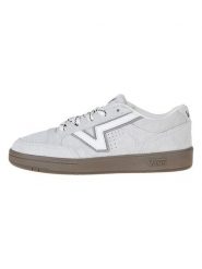 Vans Skórzane sneakersy w kolorze szarym rozmiar: 38. Szare obuwie sportowe damskie Vans, bez zapięcia. Za 197.63 zł.