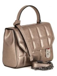 Anna Morellini Skórzana torebka "Sienna" w kolorze brązowym - 23 x 19 x 12 cm rozmiar: onesize. Brązowe torebki klasyczne damskie Anna Morellini, z materiału, przez ramię, pikowane, bez dodatków. Za 260.99 zł.