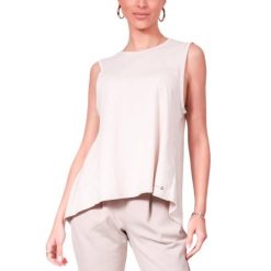 Koszulka turystyczna damska Superdry Flex Loose Open Back. Brązowe koszulki sportowe damskie Superdry, s, bez wzorów, z bawełny, bez ramiączek. Za 102.00 zł.