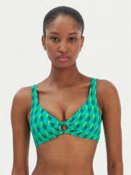 Seafolly Góra od bikini Sorrento 31467-277 Zielony. Zielone bikini Seafolly, bez wzorów, z syntetyku. Za 389.99 zł.