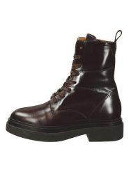 GANT Footwear Skórzane botki "Zandrin" w kolorze brązowym rozmiar: 37. Brązowe botki damskie GANT Footwear, ze skóry, bez obcasa, bez zapięcia. Za 479.41 zł.
