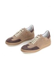 Anna Morellini Skórzane sneakersy "Irafia" w kolorze brązowym rozmiar: 36. Brązowe obuwie sportowe damskie Anna Morellini, bez zapięcia. Za 376.85 zł.