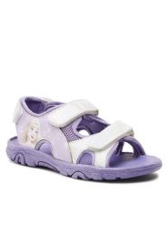 Frozen Sandały CP91-SS23-240DFR Srebrny. Szare sandały dziewczęce Frozen, ze skóry, bez obcasa, bez zapięcia. Za 69.99 zł.