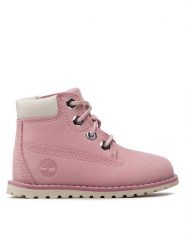 Timberland Trapery Pokey Pine TB0A27EGV201 Różowy. Czerwone kozaki dziewczęce Timberland, bez wzorów, z nubiku, bez obcasa, bez zapięcia. Za 309.99 zł.