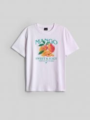 4F T-shirt loose z nadrukiem damski - biały L. Białe t-shirty damskie 4F, l, bez wzorów, z bawełny, bez kołnierzyka. Za 69.99 zł.