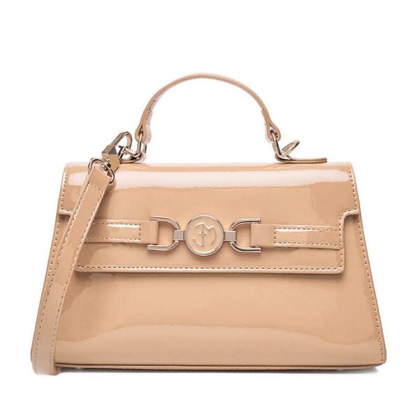 Torebka Eva Minge. Brązowe torebki klasyczne damskie Eva Minge, bez dodatków. Za 149.99 zł.