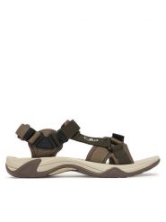 CMP Sandały Hamal Hiking Sandals 38Q9954J Zielony. Zielone sandały chłopięce CMP, z materiału, bez zapięcia. Za 159.99 zł.