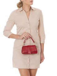 Lia Biassoni Skórzana torebka "Forgialle" w kolorze czerwonym - 20 x 11 x 6 cm rozmiar: onesize. Czerwone torebki klasyczne damskie Lia Biassoni, z materiału, bez dodatków. Za 217.99 zł.