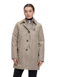 Betty Barclay Płaszcz zimowy w kolorze beżowym rozmiar: 44. Brązowe płaszcze damskie Betty Barclay, na zimę, bez wzorów, z puchu, bez kaptura. Za 347.99 zł.