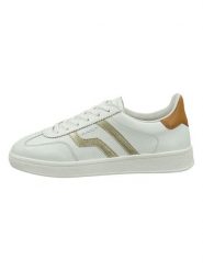 GANT Footwear Skórzane sneakersy w kolorze białym rozmiar: 38. Białe obuwie sportowe damskie GANT Footwear, ze skóry, bez zapięcia. Za 245.96 zł.
