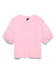 Vero Moda Bluzka w kolorze jasnoróżowym rozmiar: XL. Różowe bluzki damskie Vero Moda, xl, bez wzorów, z bawełny, bez kołnierzyka, bez ramiączek. Za 61.17 zł.