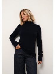 Just Cashmere Kaszmirowy golf "Lexie" w kolorze granatowym rozmiar: L. Niebieskie golfy damskie Just Cashmere, l, bez wzorów, z kaszmiru, bez ramiączek. Za 335.38 zł.