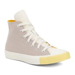 Trampki damskie Converse Chuck Taylor All Star Hi. Szare trampki damskie Converse, bez wzorów, bez zapięcia. Za 249.99 zł.