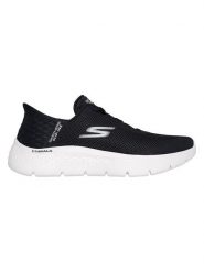 Skechers Sneakersy "Go Walk Flex - Grand Entry" w kolorze czarnym rozmiar: 38. Czarne obuwie sportowe damskie Skechers, z materiału, bez zapięcia. Za 250.35 zł.