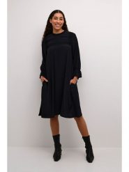 CULTURE Sukienka w kolorze czarnym rozmiar: M. Czarne sukienki damskie Culture, bez wzorów, bez ramiączek. Za 101.23 zł.