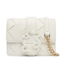 Torebka Just Cavalli. Białe torebki wieczorowe damskie Just Cavalli, bez wzorów, bez dodatków. Za 809.99 zł.