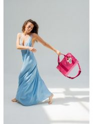 Fritzi aus Preußen Torebka "Frida Kahlo" w kolorze różowym - 40 x 29,5 x 14 cm rozmiar: onesize. Różowe shopper bag Fritzi aus Preußen, bez wzorów, z materiału, na ramię, bez dodatków. Za 222.41 zł.