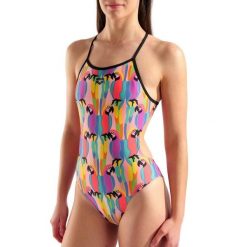 Strój Kąpielowy Damski Arena Tropical Delight Swimsuit. Czerwone stroje jednoczęściowe Arena, bez wzorów, z materiału. Za 259.99 zł.