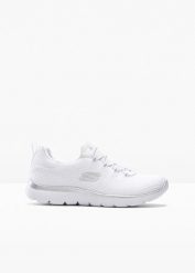 Sneakersy Skechers z pianką memory. Białe obuwie sportowe casual damskie bonprix, bez zapięcia. Za 319.99 zł.
