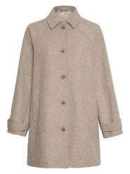 MOSS COPENHAGEN Kurtka koszulowa "Boone" w kolorze beżowym rozmiar: L/XL. Brązowe kurtki damskie Moss Copenhagen, l, bez wzorów, z wełny, bez kaptura. Za 285.49 zł.