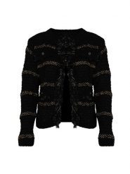 Pinko Kardigan "Allenamento" | 1G15RA Y6T8 | Kobieta | Czarny, Złoty. Czarne kardigany damskie Pinko, s, bez wzorów, z bawełny. W wyprzedaży za 579.00 zł.