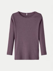 NAME IT Bluzka 13198042 Różowy Regular Fit. Czerwone bluzki i koszule dziewczęce Name it, bez wzorów, bez kołnierzyka, bez ramiączek. Za 49.99 zł.